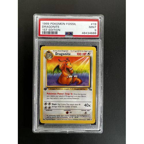 Pokemon Dragonite fossil 1st outlet ed