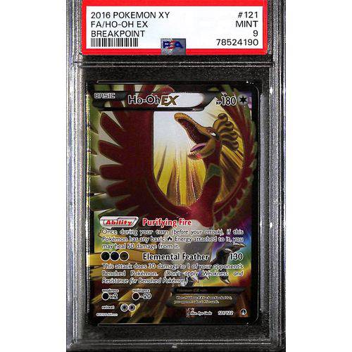  Pokemon - Ho-Oh-EX (121/122) - XY Breakpoint - Holo : Toys &  Games