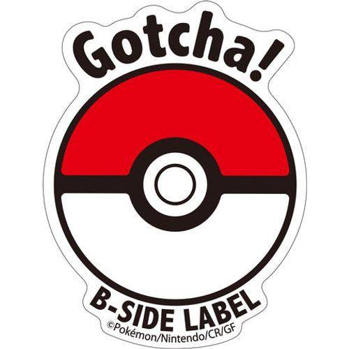 B-Side Label - Pokemon Center Sticker - Pokeball