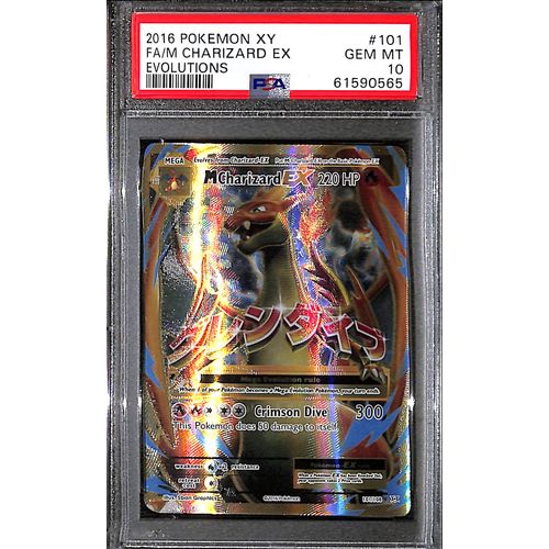 PSA10 - 2016 Pokemon - XY FA/M Charizard EX Evolutions - TCGroupAU