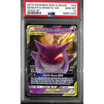 PSA10 - 2019 Pokemon - Sun & Moon Gengar & Mimikyu GX 53/181 Team Up - TCGroupAU