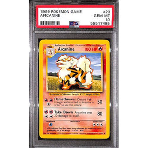 PSA10 - 1999 Pokemon - Arcanine 23/102 - TCGroupAU