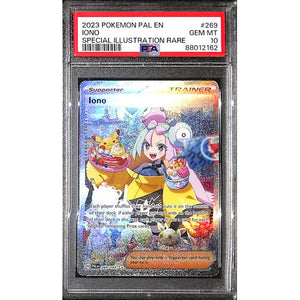 PSA10 - 2023 Pokemon - Iono 269/193 - Paldea Evolved Graded Card