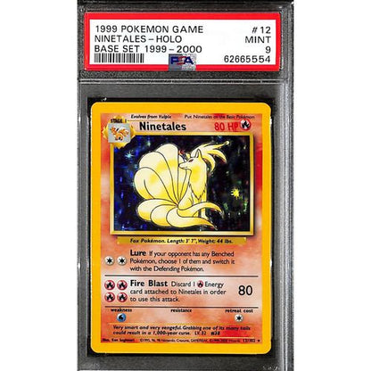 PSA9 - 1999 Pokemon - Ninetales Holo 12/102 Base Set - TCGroupAU