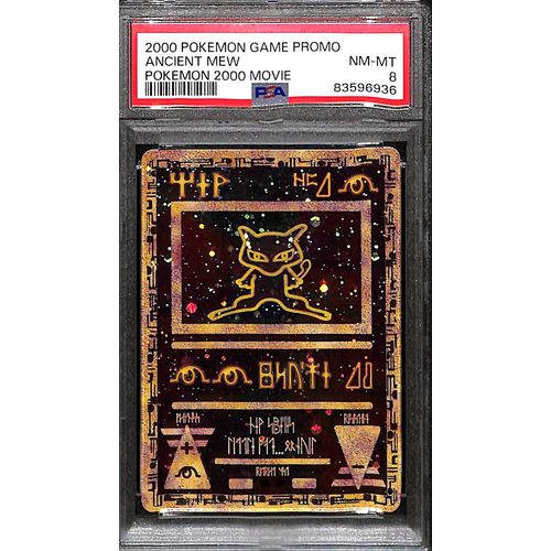 PSA8 - 2000 Pokemon - Ancient Mew - Pokemon Movie Promo Graded Card