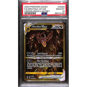 PSA10 - 2023 Pokemon - FA Giratina VStar - GG69/GG70 - Crown Zenith - TCGroupAU