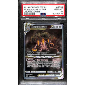 PSA10 - 2023 Pokemon - FA/ Regigigas Vstar GG5/GG70 Crown Zenith - TCGroupAU