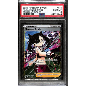 PSA10 - 2022 Pokemon - SWSH FA/Marnie's Pride 171/172 Brilliant Stars - TCGroupAU