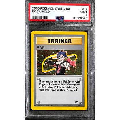 PSA9 - 2000 Pokemon - Koga Holo 19/132 - Gym Challenge - TCGroupAU