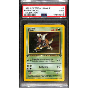 PSA9 - 1999 Pokemon - Pinsir Holo 9/64 Jungle 1st Edition - TCGroupAU