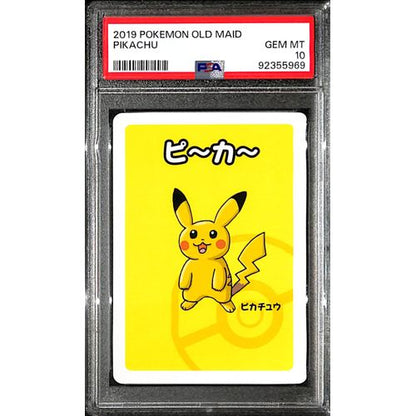 PSA10 - 2019 Pokemon Japanese - Pikachu Old Maid Graded Card