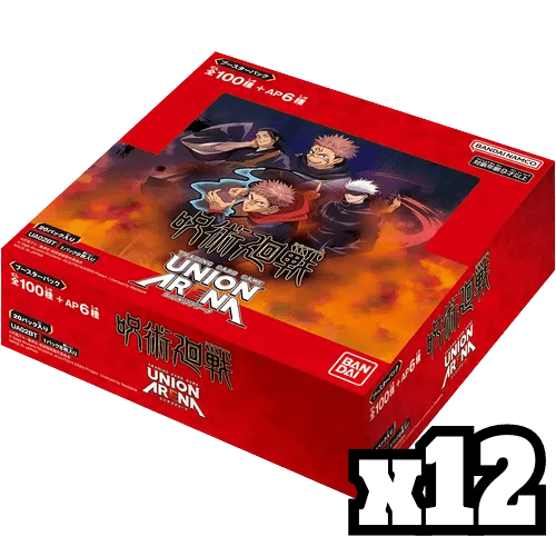 Union Arena TCG - UA02BT - Jujutsu Kaisen - Sealed Case (12 Booster Box) - TCGroupAU