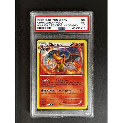 PSA7 - 2012 Pokemon B&W - Charizard Holo - 020/149 - Boundaries Cross Graded Card