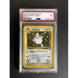 PSA7 2000 Pokemon Wigglytuff Holo - 19/130 - Base 2 Graded Card