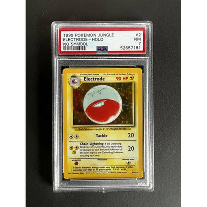 PSA7 1999 Pokemon Electrode Holo - Jungle - 2/64 - No Symbol Graded Card