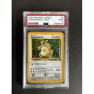 PSA9 1999 Pokemon Kangaskhan Holo - 5/64 - Jungle Graded Card