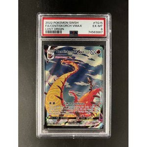 PSA6 2022 Pokemon FA/Centiskorch Vmax TG5/TG30 - Lost Origin Graded Card