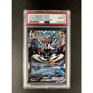 PSA8 2021 Pokemon FA/RS Urshifu Vmax 170/163 - Battle Styles Graded Card