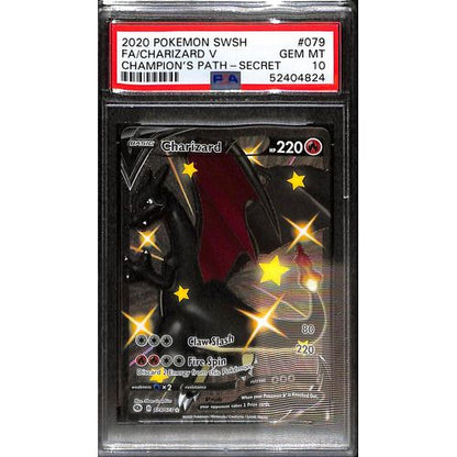 PSA10 - 2020 Pokemon FA/Charizard V 079/073 Champion's Path - TCGroupAU