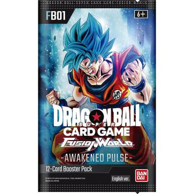 Dragon Ball Super Card Game - Fusion World - Awakened Pulse [FB01] - Booster Pack Collectible Trading Cards