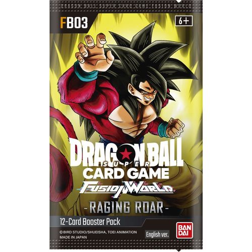 Dragon Ball Super Card Game - Fusion World - Raging Roar [FB03] - Booster Box Booster Box