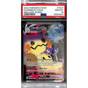 PSA10 - 2022 Pokemon FA/Mimikyu VMAX TG17/TG30 Brilliant Stars - TCGroupAU