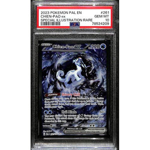 PSA10 - 2023 Pokemon Pal EN Chien-PAO Ex 261/193 Special Illustration Rare - TCGroupAU