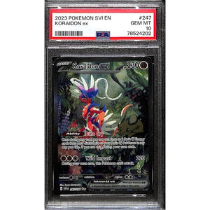 PSA10 - 2023 Pokemon SVI EN Koraidon EX 247/198 - TCGroupAU