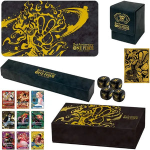 BANDAI - One Piece Card Game - 2nd Anniversary Set Japanese - English Collection Box