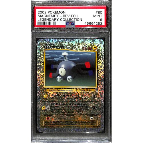 PSA9 - 2022 Pokemon - Magnemite Rev Foil 80/110 Legendary Collection - TCGroupAU