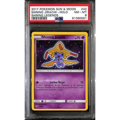 PSA8 - Pokemon - Shining Jirachi - 42/73 - Shining Legends - TCGroupAU