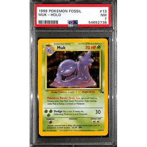 PSA7 - Pokemon - Muk Holo - 13/64 - Fossil - TCGroupAU