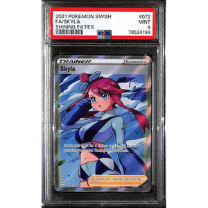 PSA9 2021 Pokemon SWSH FA/Skyla 072/072 - Shining Fates - TCGroupAU