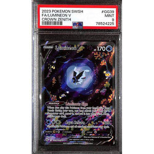 PSA9 2023 Pokemon SWSH FA/Lumineon V GG39/GG70 - Crown Zenith - TCGroupAU