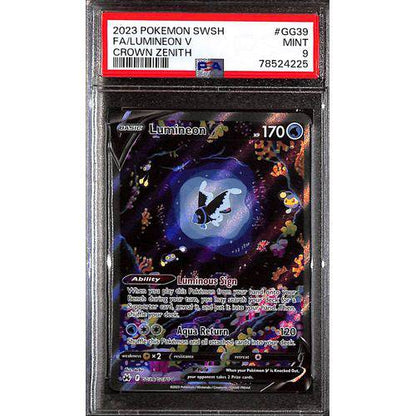 PSA9 2023 Pokemon SWSH FA/Lumineon V GG39/GG70 - Crown Zenith - TCGroupAU