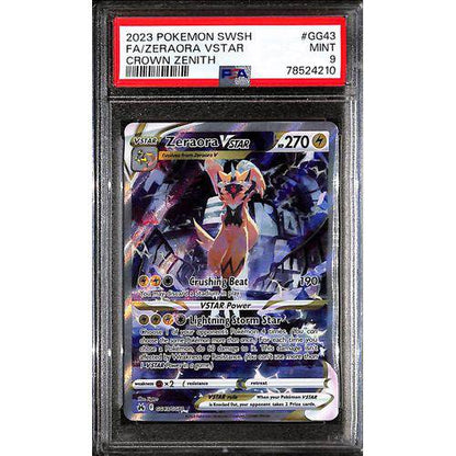 PSA9 2023 Pokemon SWSH FA/Zeraora Vstar GG43/GG70 - Crown Zenith - TCGroupAU