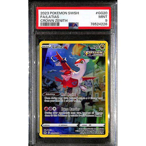 PSA9 2023 Pokemon SWSH FA/Latias GG20/GG70 - Crown Zenith - TCGroupAU