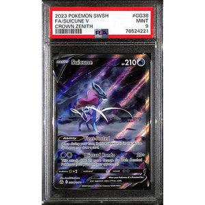 PSA9 2023 Pokemon SWSH FA/Suicune V GG38/GG70 - Crown Zenith - TCGroupAU