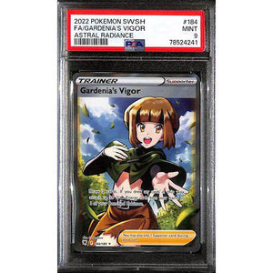 PSA9 2022 Pokemon SWSH FA/Gardenia's Vigor 184/189 - Astral Radiance - TCGroupAU