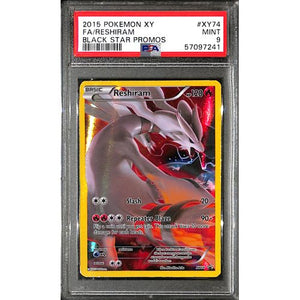 PSA9 - 2015 Pokemon -FA/ Reshiram XY74 - Black Star Promos Graded Card