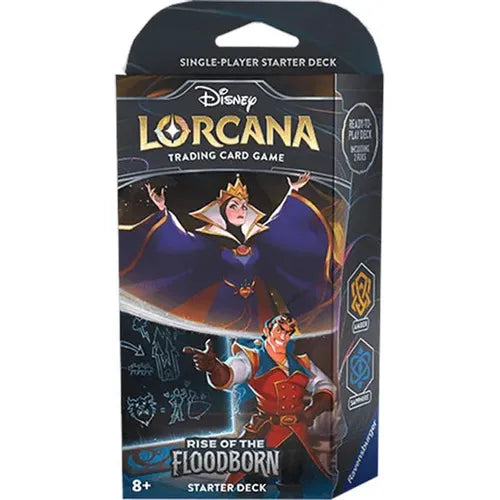 Disney Lorcana Trading Card Game - Rise Of The Floodborn - Starter Deck Booster Box