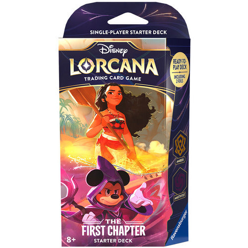 Disney Lorcana Trading Card Game - The First Chapter - Starter Deck Booster Box