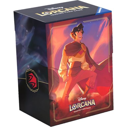 Disney Lorcana Trading Card Game - Deck Box - Aladdin - Shimmering Skies Deck Box