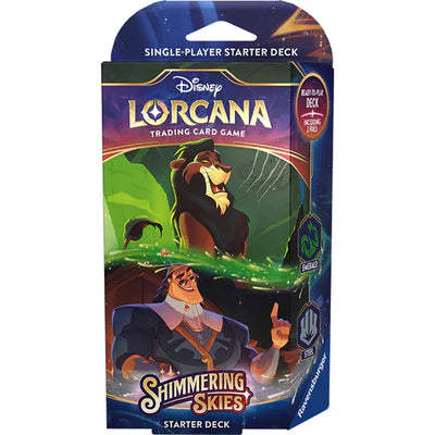 Disney Lorcana Trading Card Game - Shimmering Skies - Set 5 - Starter Deck Booster Box