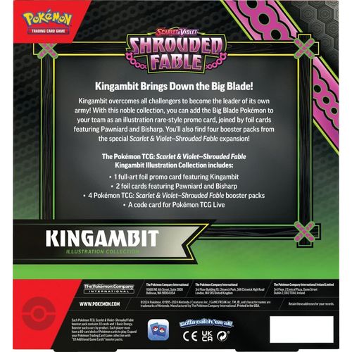 POKÉMON TCG Scarlet & Violet 6.5: Shrouded Fable Kingambit Illustration Collection - PokéBox Australia