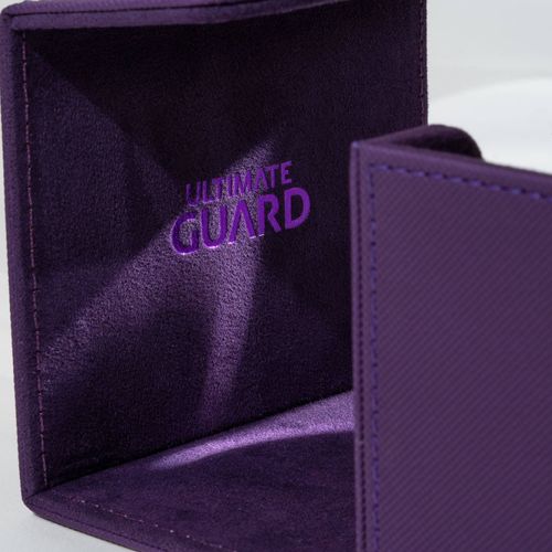 Ultimate Guard Sidewinder 80+ Xenoskin Monocolor Purple Deck Box - PokéBox Australia