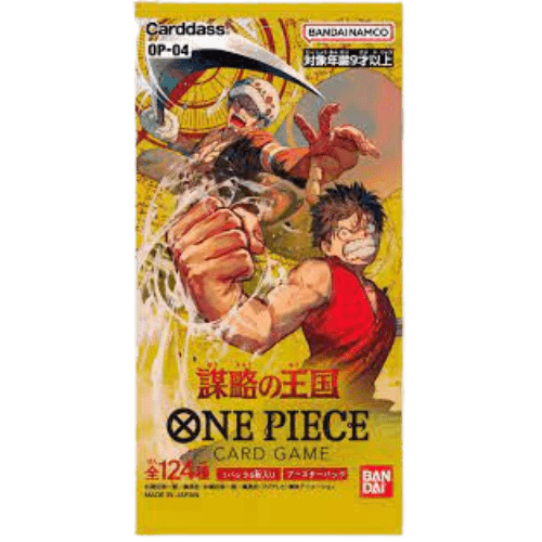BANDAI - One Piece Card Game - Kingdom Of Plots OP-04 - Booster Pack - Japanese Booster Pack