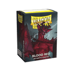 Dragon Shield - Standard Matte Blood Red Sleeves - 100 Pack Card Protector