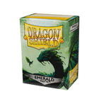 Dragon Shield - Standard Emerald Matte Sleeves - 100 Pack Card Protector