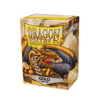 Dragon Shield - Standard Gold Matte Sleeves - 100 Pack Card Protector